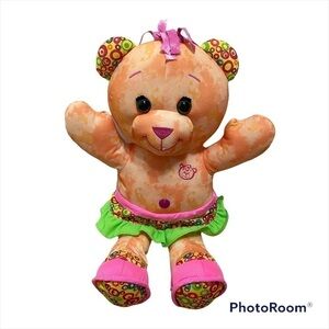 Doodle Bear 15” Plush Orange Play Along Stuffed Washable